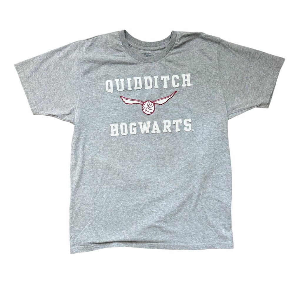 Wizarding World Harry Potter Grey Men's Tee Size M Universal Studios EUC